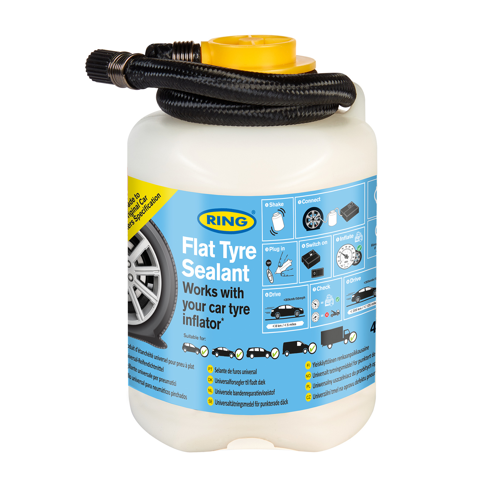 Flat Tyre Sealant by Ring - Andrew Curran Car Parts